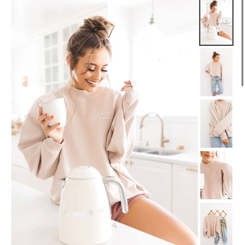 KRISTIN MADE LOVE ONE ANOTHER SWEATSHIRT